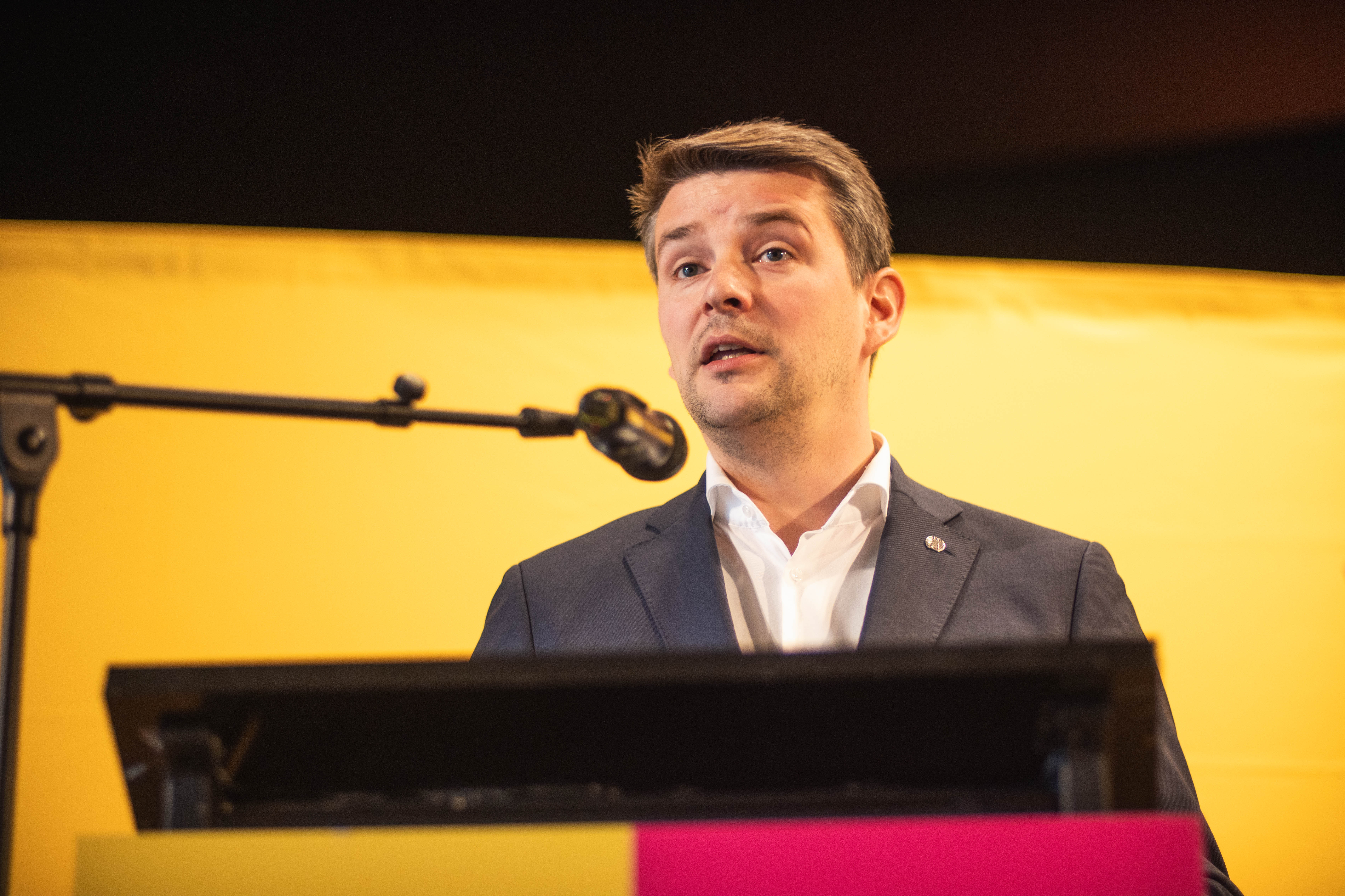 Marcus Faber am Rednerpult