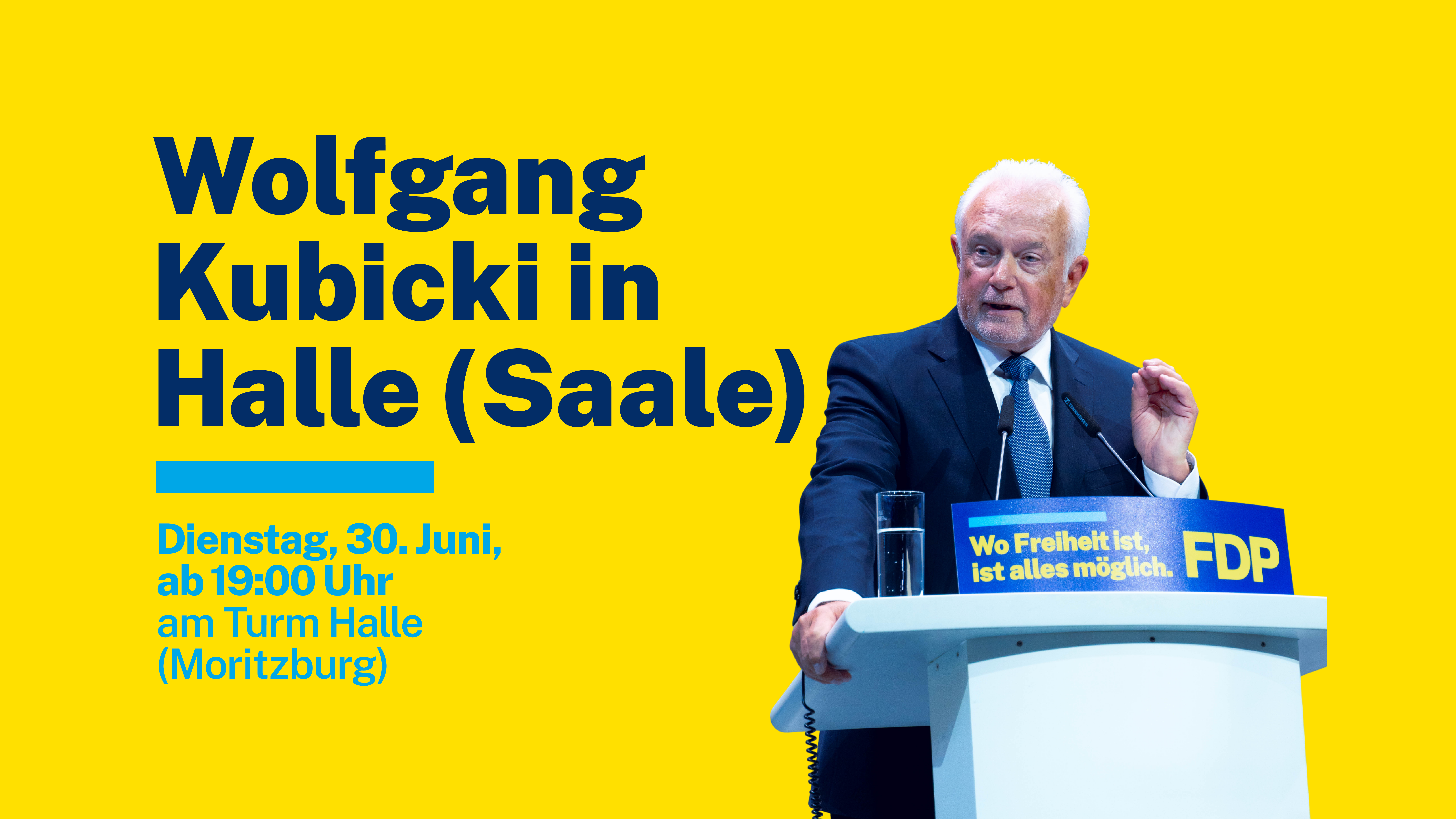Wolfgang Kubicki in Halle (Saale)